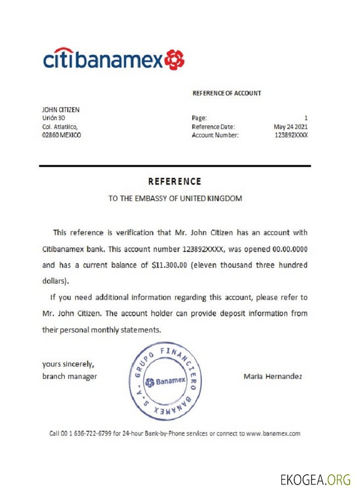 Mexique , Citibanamex bank , reference